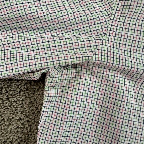 Ralph Lauren Shirt Mens Large Purple White Blue Pony Multicolor Check FLAW - Picture 5 of 12